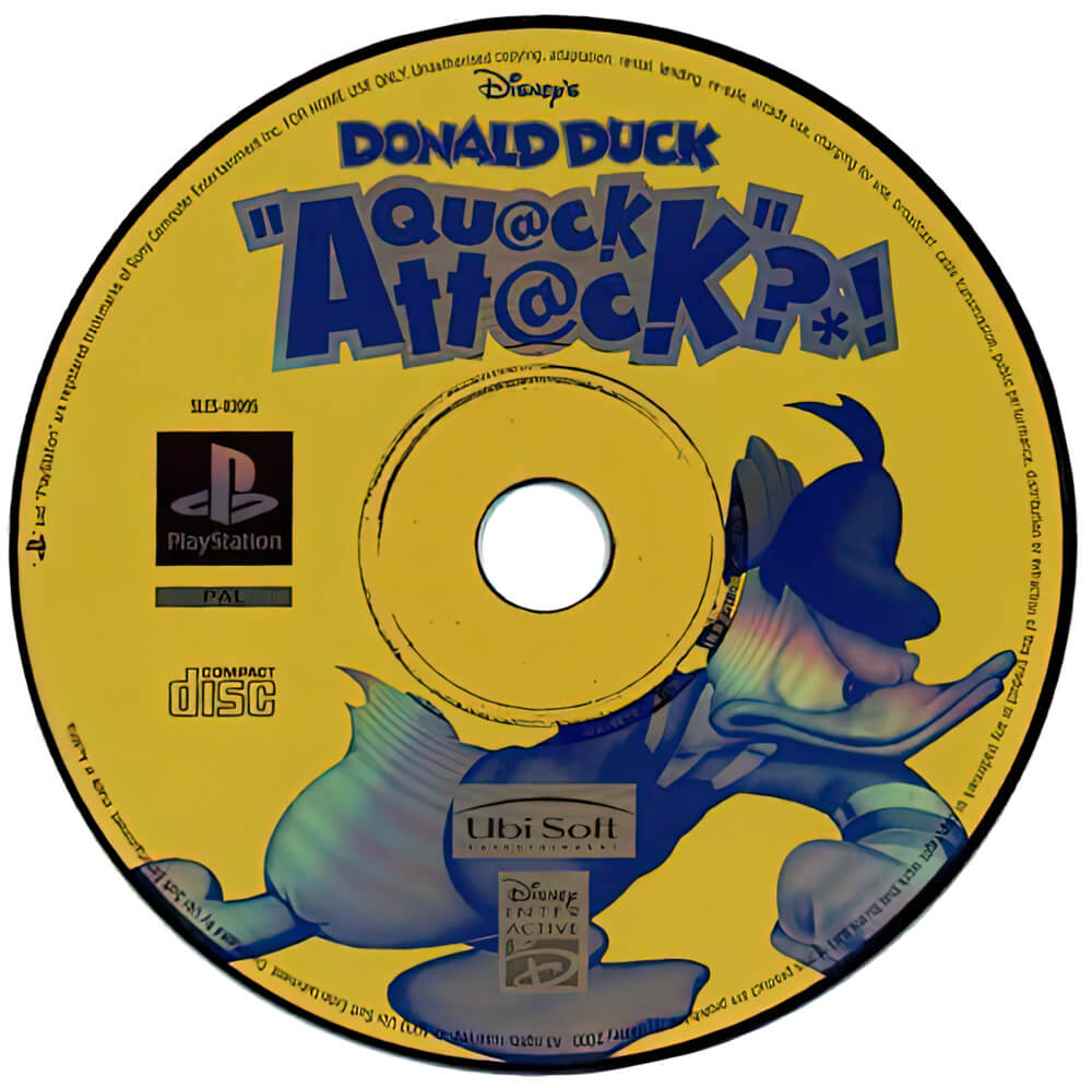 Лицензионный диск Disney's Donald Duck Goin' Quackers для PlayStation